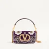 Valentino Garavani Locò Small Shoulder Bag Embroidered With Jewel Logo