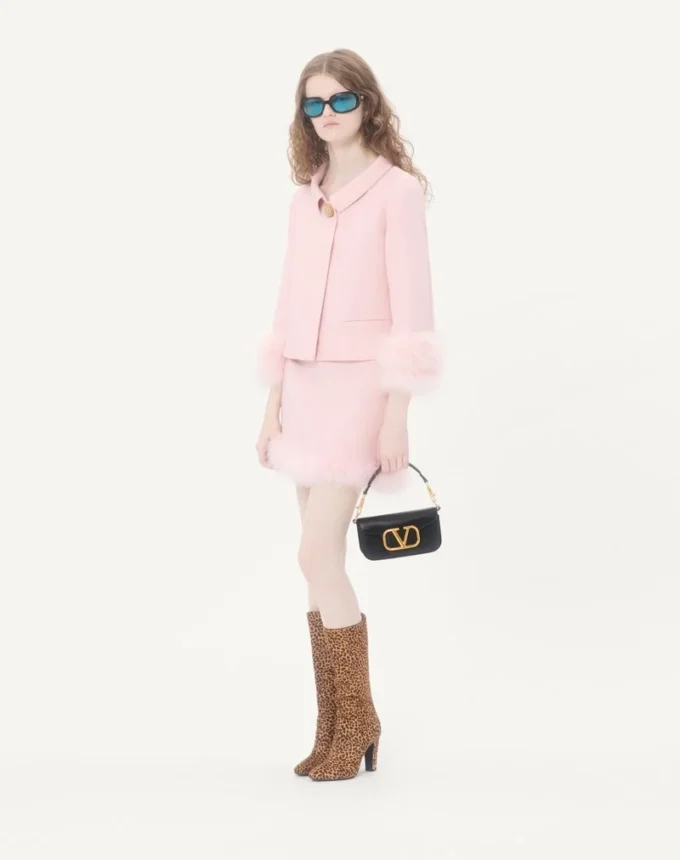 Valentino Garavani Locò Small Shoulder Bag In Calfskin