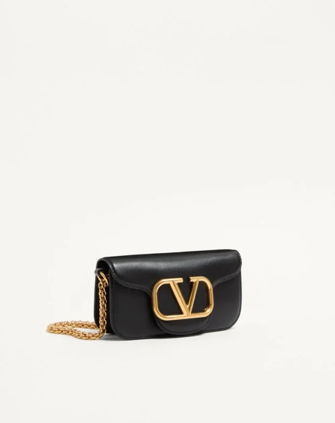 Valentino Garavani Locò Small Shoulder Bag In Calfskin