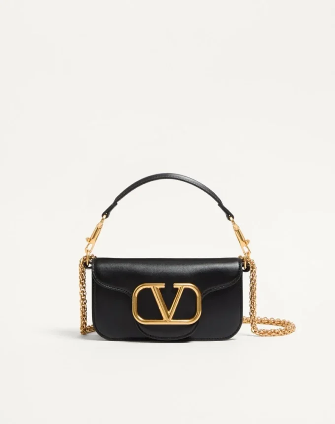 Valentino Garavani Locò Small Shoulder Bag In Calfskin