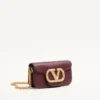 Valentino Garavani Locò Small Shoulder Bag In Calfskin With Jewel Logo
