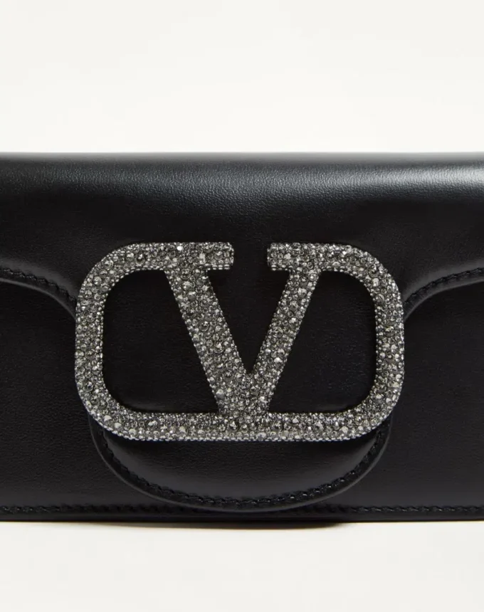 Valentino Garavani Locò Small Shoulder Bag With Jewel Logo Valentino Garavani Locò Small Shoulder Bag With Jewel Logo