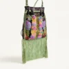 Valentino Garavani Nellcôte Alice Embroidered Bag With Fringes