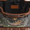 Valentino Garavani Nellcôte Alice Embroidered Bag With Fringes