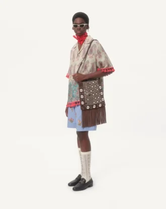 Valentino Garavani Nellcôte Embroidered Shoulder Bag