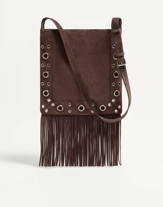 Valentino Garavani Nellcôte Embroidered Shoulder Bag