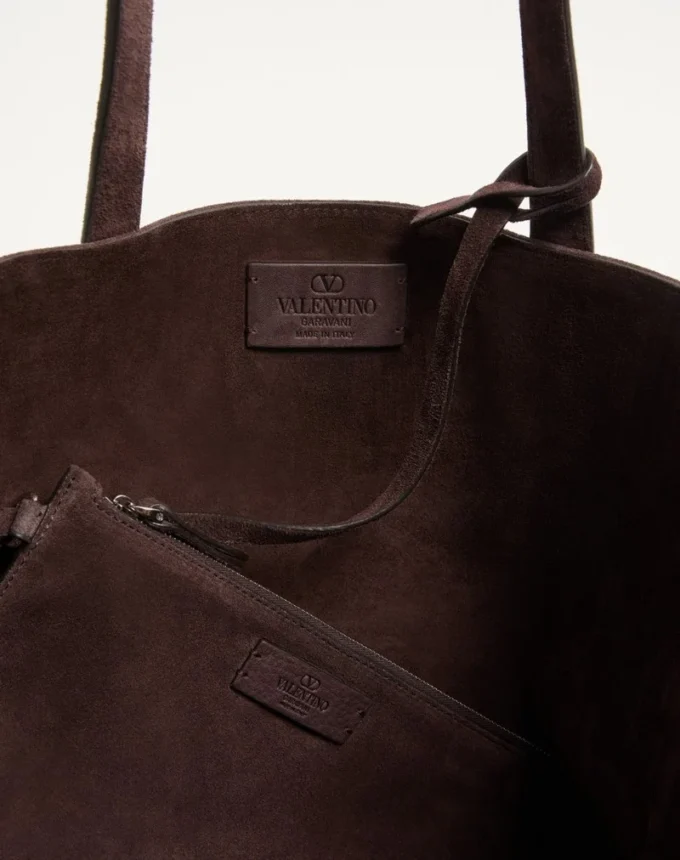 Valentino Garavani Nellcôte Large Embroidered Shopping Bag