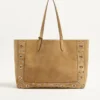 Valentino Garavani Nellcôte Large Suede Shopping Bag
