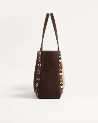 Valentino Garavani Nellcôte Medium Embroidered Shopping Bag