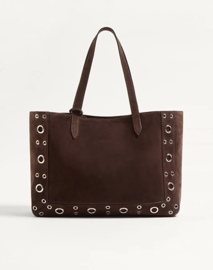 Valentino Garavani Nellcôte Medium Embroidered Shopping Bag