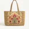 Valentino Garavani Nellcôte Medium Shopping Bag In Jacquard Fabric