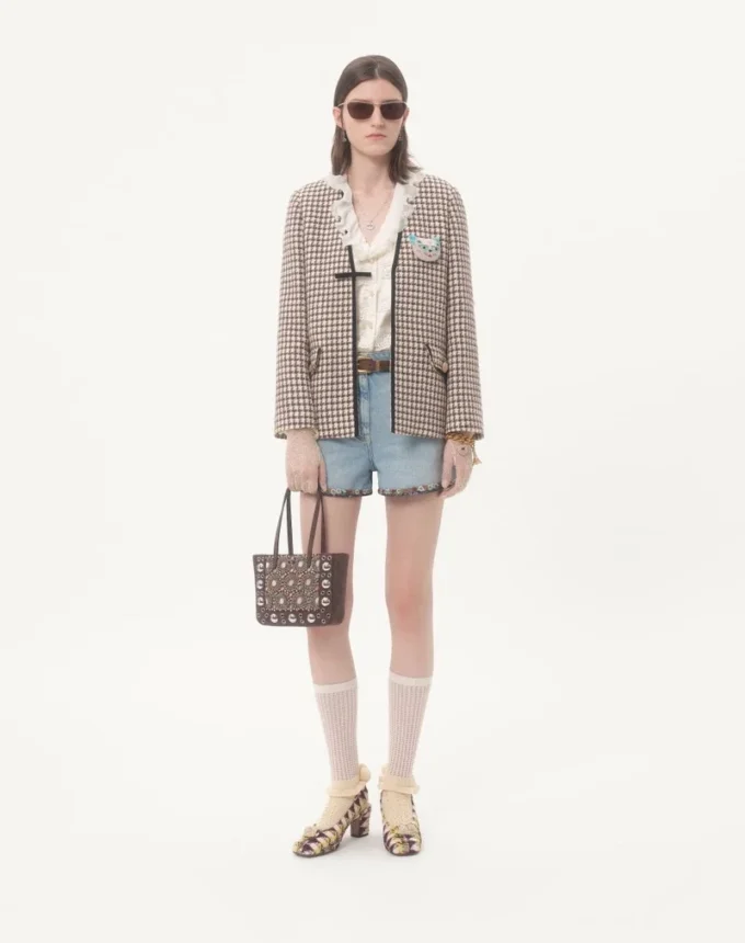 Valentino Garavani Nellcôte Mini Embroidered Shopping Bag