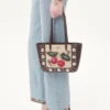 Valentino Garavani Nellcôte Mini Embroidered Shopping Bag