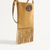 Valentino Garavani Nellcôte Suede Shoulder Bag With Fringes
