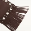 Valentino Garavani Nellcôte Suede Shoulder Bag With Fringes