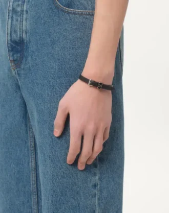 Valentino Garavani Ovalette Calfskin Bracelet