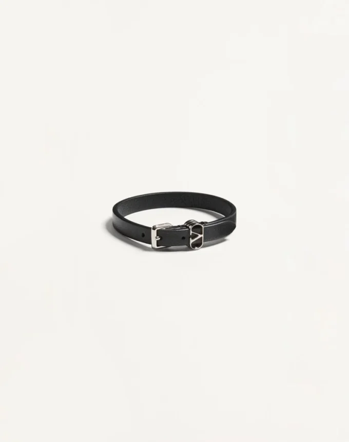 Valentino Garavani Ovalette Calfskin Bracelet