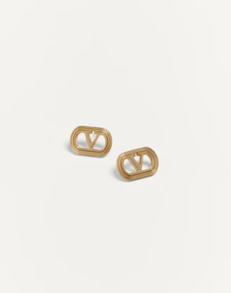 Valentino Garavani Ovalette Metal Earrings