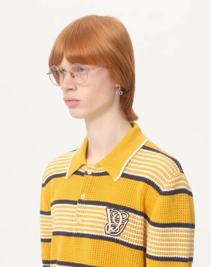 Valentino Garavani Ovalette Mono Earring In Metal