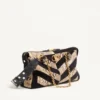 Valentino Garavani Panthea Python And Suede Chevron Motif Shoulder Bag