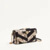 Valentino Garavani Panthea Small Shoulder Bag In Python And Suede With A Chevron Pattern Valentino Garavani Panthea Small Shoulder Bag In Python And Suede With A Chevron Pattern