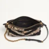 Valentino Garavani Panthea Small Shoulder Bag In Python And Suede With A Chevron Pattern Valentino Garavani Panthea Small Shoulder Bag In Python And Suede With A Chevron Pattern