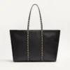 Valentino Garavani Rockstud Shopping Bag In Grainy Calfskin