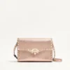 Valentino Garavani Rockstud Small Crossbody Bag In Laminated Grainy Calfskin Leather