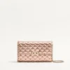 Valentino Garavani Rockstud Spike Shoulder Bag In Laminated Nappa Leather Valentino Garavani Rockstud Spike Shoulder Bag In Laminated Nappa Leather