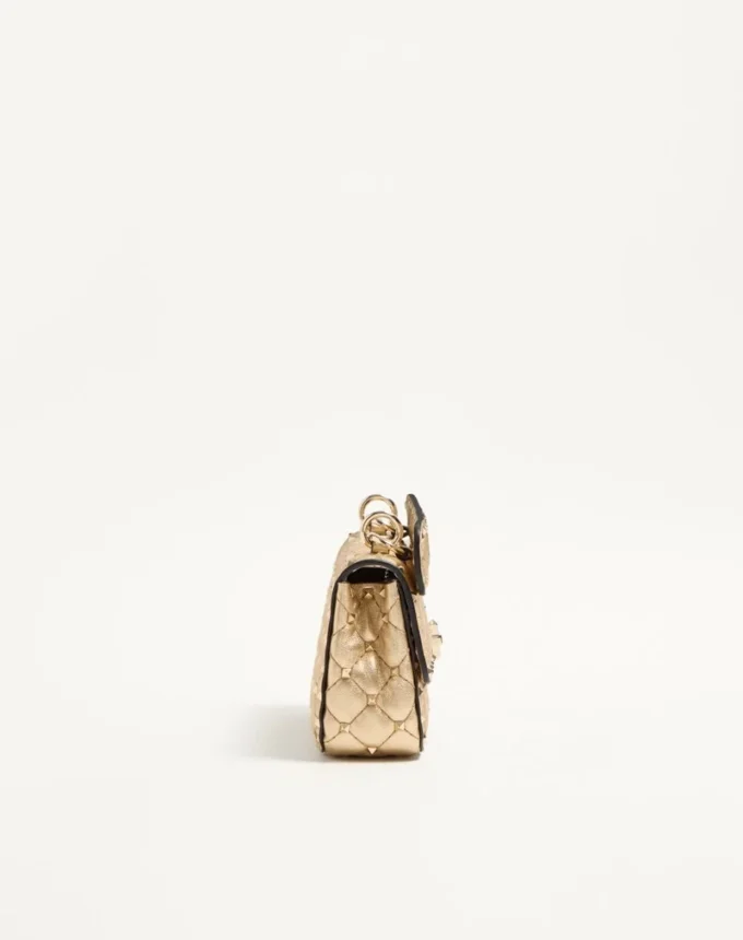Valentino Garavani Rockstud Spike Small Laminated Nappa Bag