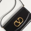 Valentino Garavani Vain Clutch Bag In Shiny Calfskin Valentino Garavani Vain Clutch Bag In Shiny Calfskin