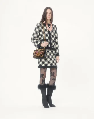 Valentino Garavani Vain Embroidered Shoulder Bag