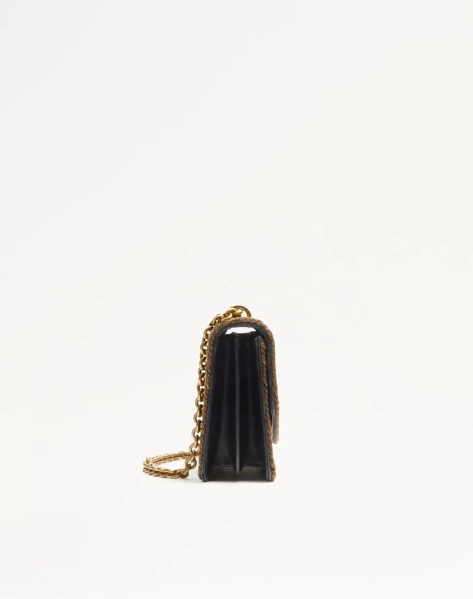 Valentino Garavani Vain Embroidered Shoulder Bag
