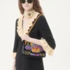 Valentino Garavani Vain Embroidered Shoulder Bag
