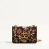 Valentino Garavani Vain Embroidered Shoulder Bag