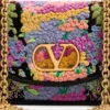 Valentino Garavani Vain Embroidered Shoulder Bag