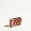 Valentino Garavani Vain Embroidered Shoulder Clutch With Cherryfic Pattern