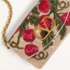 Valentino Garavani Vain Embroidered Shoulder Clutch With Cherryfic Pattern