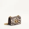 Valentino Garavani Vain Small Shoulder Bag In Pony Effect Calfskin With Animalier Print
