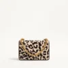 Valentino Garavani Vain Small Shoulder Bag In Pony Effect Calfskin With Animalier Print