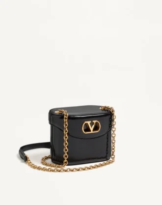 Valentino Garavani Vain Vanity Bag In Shiny Calfskin