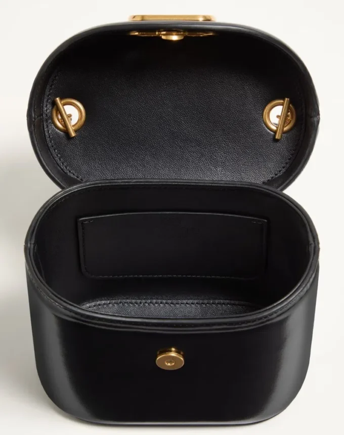 Valentino Garavani Vain Vanity Bag In Shiny Calfskin