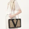 Valentino Garavani Viva Superstar Medium Python Shopping Bag Valentino Garavani Viva Superstar Medium Python Shopping Bag
