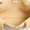 Valentino Garavani Viva Superstar Medium Shopping Bag In Raffia