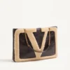 Valentino Garavani Viva Superstar Medium Shopping Bag In Shearling.