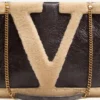 Valentino Garavani Viva Superstar Medium Shopping Bag In Shearling.