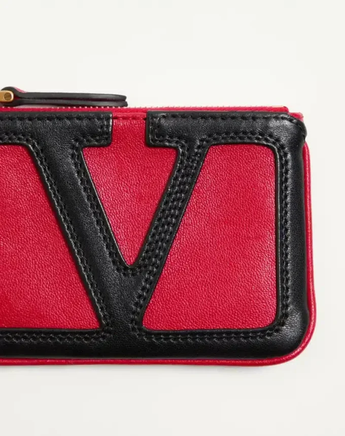 Valentino Garavani Viva Superstar Nappa Leather Key Ring