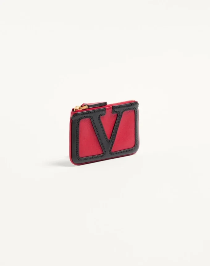 Valentino Garavani Viva Superstar Nappa Leather Key Ring