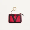 Valentino Garavani Viva Superstar Nappa Leather Key Ring