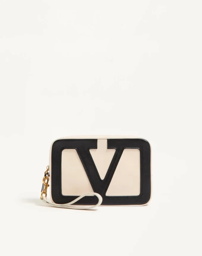 Valentino Garavani Viva Superstar Nappa Leather Pouch